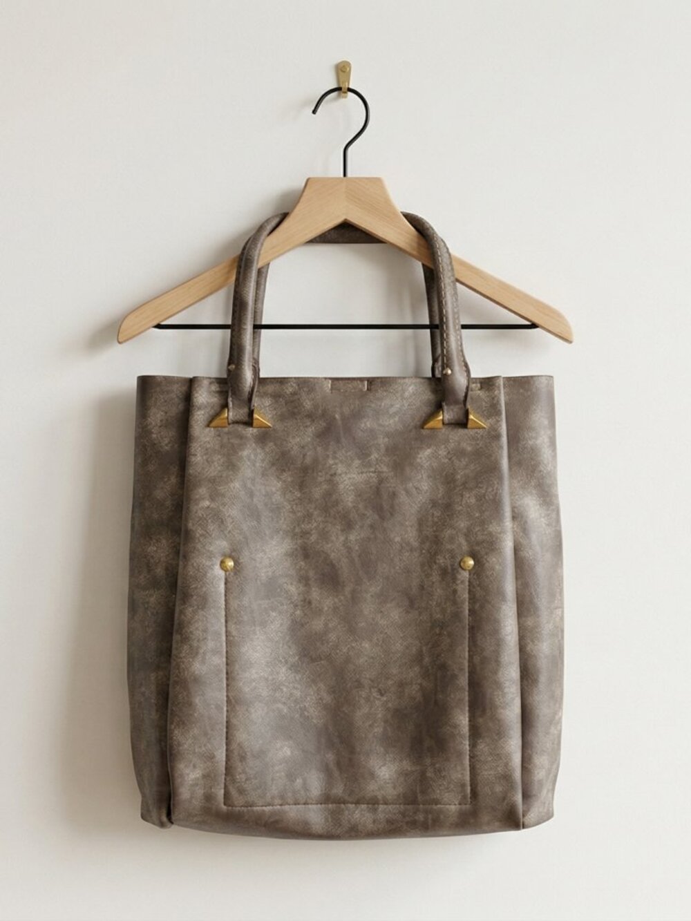Sondra Roberts Squared Purse Gold Accent Shoulder Bag Metallic Bag